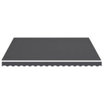 ZNTS Replacement Fabric for Awning Anthracite 4x3.5 m 311948