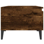 ZNTS Side Tables 2 pcs Smoked Oak 50x46x35 cm Engineered Wood 819527
