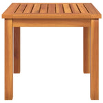 ZNTS Coffee Table 40x40x36 cm Solid Wood Acacia 360044