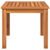 ZNTS Coffee Table 40x40x36 cm Solid Wood Acacia 360044