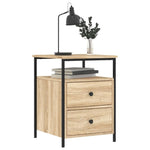 ZNTS Bedside Cabinets 2 pcs Sonoma Oak 44x45x60 cm Engineered Wood 826006