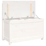 ZNTS Bench White 80x41x77 cm Solid Wood Pine 823550