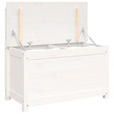 ZNTS Bench White 80x41x77 cm Solid Wood Pine 823550