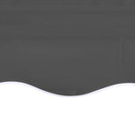 ZNTS Replacement Fabric for Awning Anthracite 4x3.5 m 311948