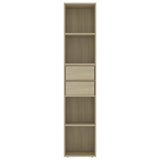 ZNTS Book Cabinet Sonoma Oak 36x30x171 cm Engineered Wood 802870