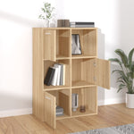 ZNTS Storage Cabinet Sonoma Oak 60x29.5x90 cm Engineered Wood 801137