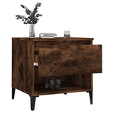 ZNTS Side Tables 2 pcs Smoked Oak 50x46x50 cm Engineered Wood 819559