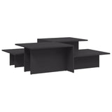 ZNTS Coffee Tables 2 pcs Grey Engineered Wood 3216151