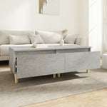 ZNTS Side Tables 2 pcs Concrete Grey 50x46x35 cm Engineered Wood 819509