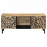 ZNTS Coffee Table 100x54x40 cm Solid Wood Mango 358224