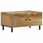 ZNTS Coffee Table 80x50x40 cm Solid Wood Mango 356896