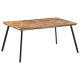 ZNTS Dining Table 169x98.5x76 cm Solid Wood Teak 358532