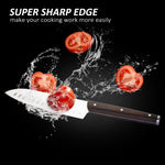 ZNTS Kitchen Knife Sets, 15 Piece Knife Sets with Block for Kitchen Chef Knife Stainless Steel Knives Set 47066328