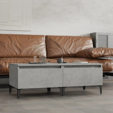 ZNTS Side Tables 2 pcs Concrete Grey 50x46x35 cm Engineered Wood 819525