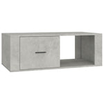 ZNTS Coffee Table Concrete Grey 100x50.5x35 cm Engineered Wood 816540