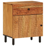 ZNTS Bedside Cabinet 50x33x60 cm Solid Wood Acacia 356863