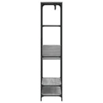 ZNTS Wardrobe with Drawers Grey Sonoma 100x40x180 cm Engineered Wood 838951