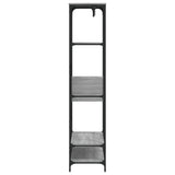 ZNTS Wardrobe with Drawers Grey Sonoma 100x40x180 cm Engineered Wood 838951