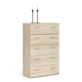 Space Chest of 5 Drawers in Oak 70570422AKAK