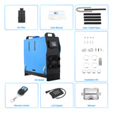 ZNTS 5KW 12V-24V Air Diesel Parking Heater All In One 4 Holes with Remote LCD Monitor 28854949