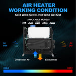 ZNTS 5KW 12V-24V Air Diesel Parking Heater All In One 4 Holes with Remote LCD Monitor 28854949