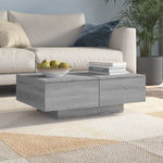 ZNTS Coffee Table Grey Sonoma 90x60x31 cm Engineered Wood 815196