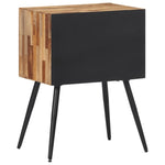 ZNTS Bedside Cabinet 47x31.5x60 cm Solid Wood Teak 358538