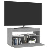 ZNTS TV Cabinet with LED Lights Grey Sonoma 75x35x40 cm 815125