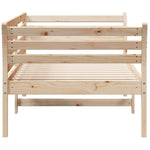 ZNTS Day Bed without Mattress 90x200 cm Solid Wood Pine 842870