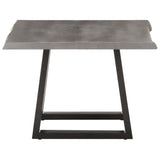 ZNTS Coffee Table with Live Edges 60x60x40 cm Solid Acacia Wood 321045