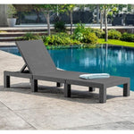 ZNTS Keter Sunlounger with Cushion Daytona Graphite 441306