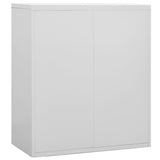 ZNTS Filing Cabinet Light Grey 90x46x103 cm Steel 336291