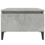 ZNTS Side Tables 2 pcs Concrete Grey 50x46x35 cm Engineered Wood 819525