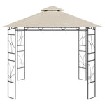 ZNTS Gazebo 3x3x2.7 m Cream 160 g/m² 313912