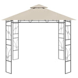 ZNTS Gazebo 3x3x2.7 m Cream 160 g/m² 313912