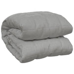 ZNTS Weighted Blanket Grey 220x240 cm King 11 kg Fabric 3154790
