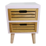 Compact 2 Drawer Unit with Removable Legs N0286