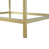 Rectangle Gold Coffee Table IN244