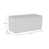 ZNTS Keter Garden Storage Box Capri 302 L Anthracite Ecom 407756