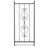 ZNTS Bridge Roof Wrought Iron Arches Plant Climbing Frame 83044456