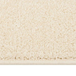 ZNTS Rug Short Pile 140x200 cm Cream 340372