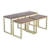 Chunky Gold Table Set of 3 IN302