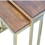 Chunky Gold Table Set of 3 IN302