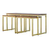 Chunky Gold Table Set of 3 IN302