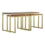 Chunky Gold Table Set of 3 IN302