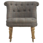 Small Multi Tweed Accent Chair IN111