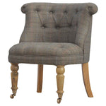 Small Multi Tweed Accent Chair IN111