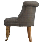 Small Multi Tweed Accent Chair IN111